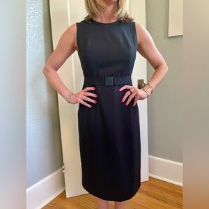 Calvin Klein stretch shell dress with belt